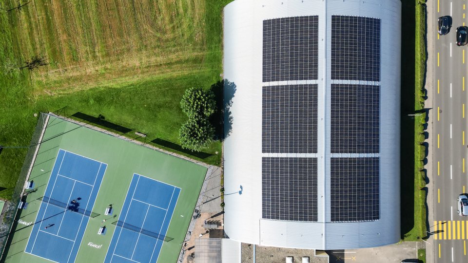 Solarstrom für den Tennisclub Egnach